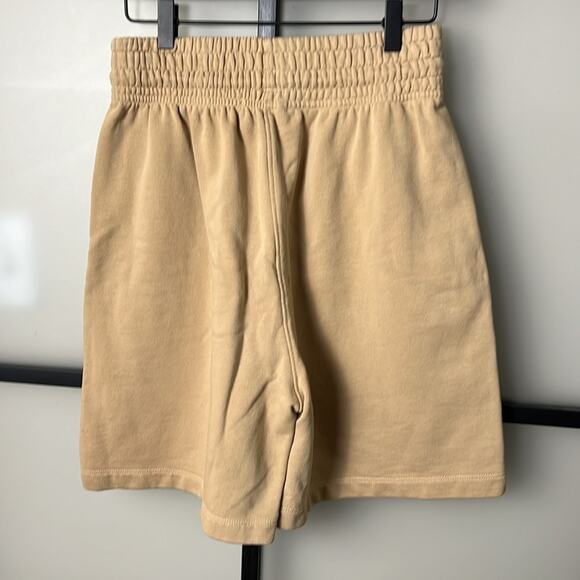 NWT Agolde Noodle Beige French Terry Boxing Shorts Sz XS - Picture 3 of 6